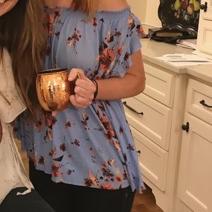 We the Free / Free People off the shoulder top